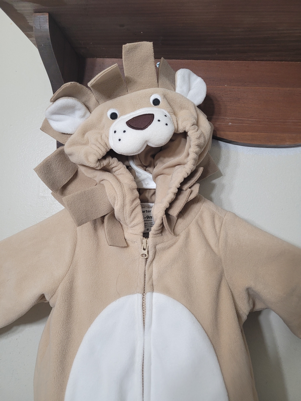 Carters Halloween Lion Costume Baby 6-9 Months Cute 2 Piece Dress Up Play (A2)